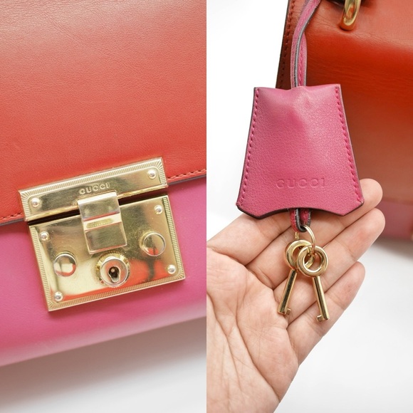 🍓GUCCI Padlock Leather Shoulder Bag - Picture 9 of 16